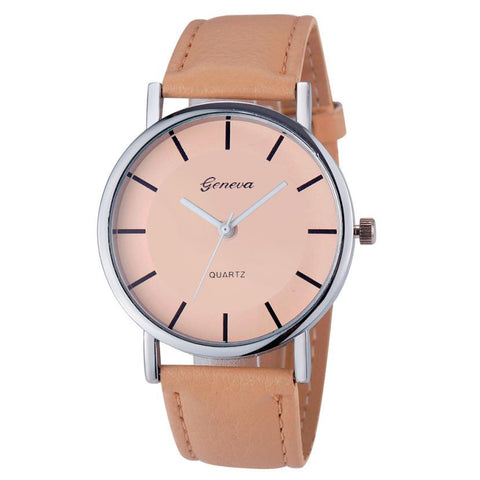 Luxury Geneva Watch - Retro Dial - Stylishjewelry