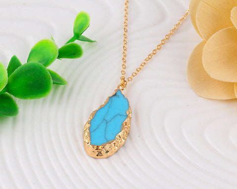 Natural Stone/Crystal Necklace - Stylishjewelry