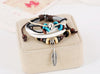 Leather Bracelet with Feathers - Stylishjewelry