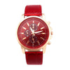 Luxury Geneva - Leather Quartz Watch - Stylishjewelry