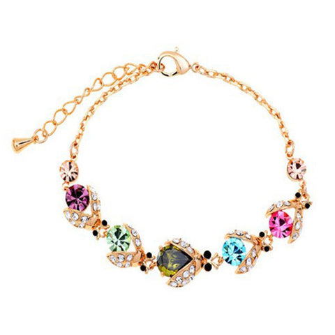 Colorful Rhinestone Bracelet - Stylishjewelry