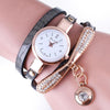 Women Watches Bracelet Watch Ladies Leather Rhinestone Analog Quartz Stainless Steel Wristwatches 9 Colors Watch Female ZHOU - Stylishjewelry