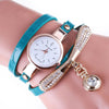 Women Watches Bracelet Watch Ladies Leather Rhinestone Analog Quartz Stainless Steel Wristwatches 9 Colors Watch Female ZHOU - Stylishjewelry