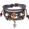 Punk Style Leather Bracelet - Stylishjewelry
