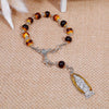 DoreenBeads 2017 New Women Beaded Bracelet Prayer Rosary Beads Bracelets Cross Jesus Pendants 18cm-21cm long 1 Piece Summer Chic - Stylishjewelry