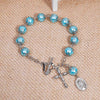 DoreenBeads 2017 New Women Beaded Bracelet Prayer Rosary Beads Bracelets Cross Jesus Pendants 18cm-21cm long 1 Piece Summer Chic - Stylishjewelry